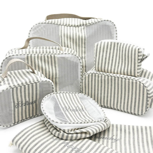 Complete Set - Cubos de viaje + Cosmetiqueras (8 piezas)